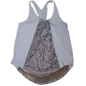 3/$15 Express Lace Insert Cross Back Tank Top Size Small